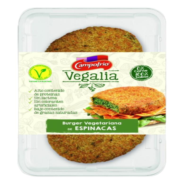 VEGALIA CAMP BURGUER HUERTA P/2U 160GR