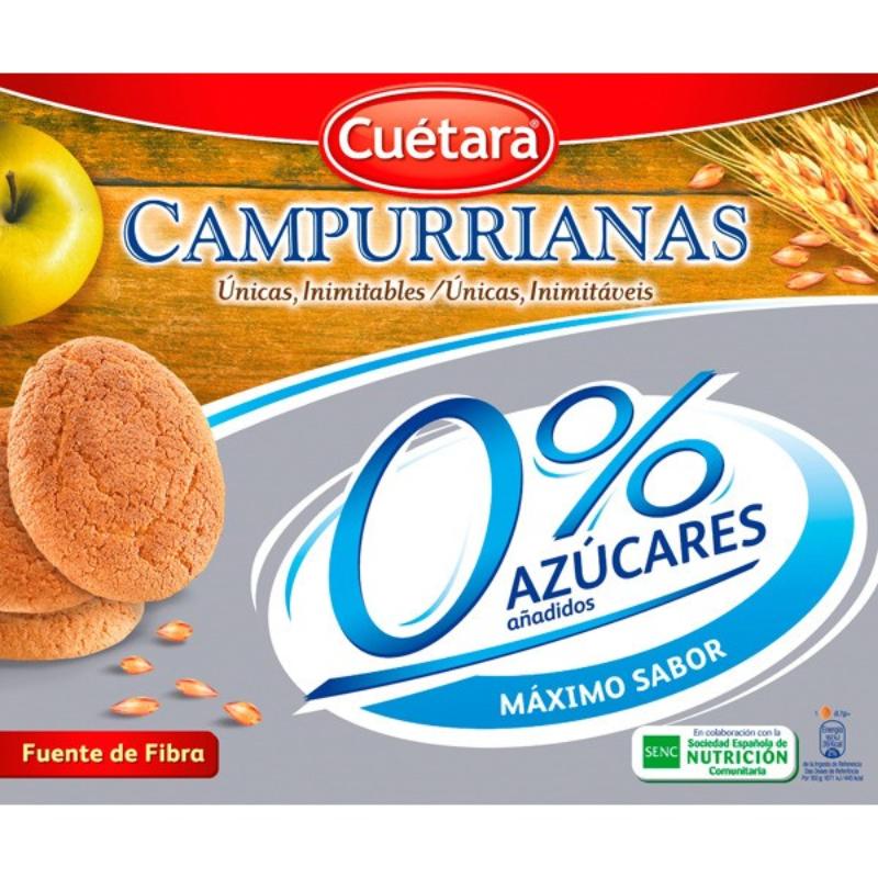 GALLETA CUETARA CAMPURRIANA 0.0%AZUCAR/320.GR.