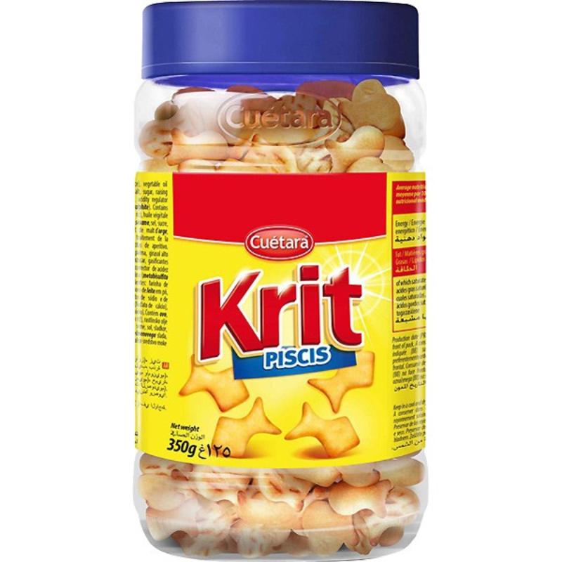 GALLETA CUETARA SALADAS KRIT PISCIS B/350 GR