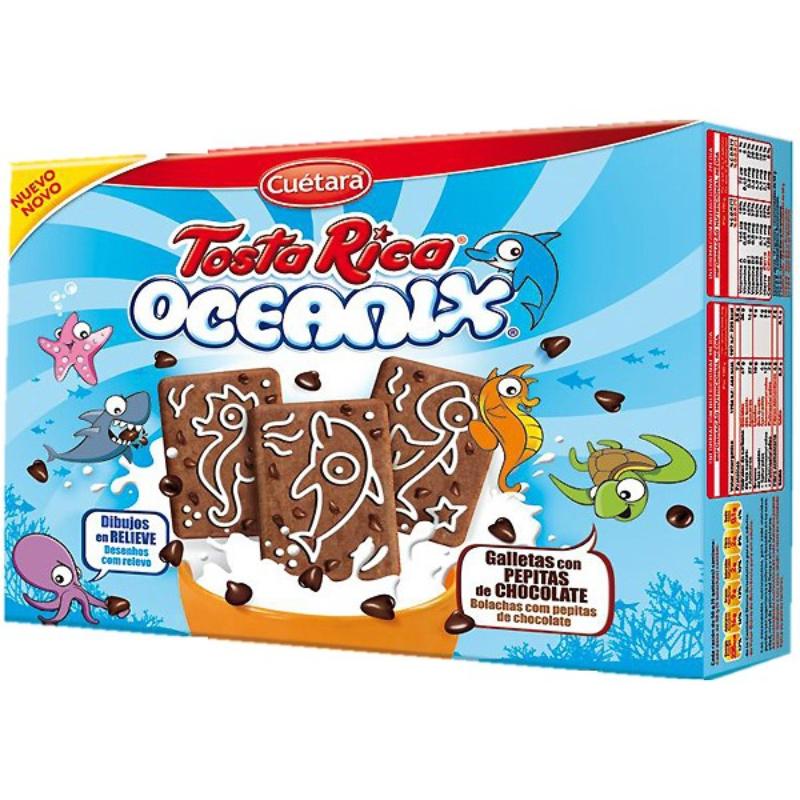 GALLETA CUETARA TOSTARICA OCEANIX C/400 GR