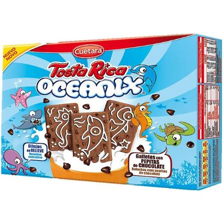 GALLETA CUETARA TOSTARICA OCEANIX C/400 GR