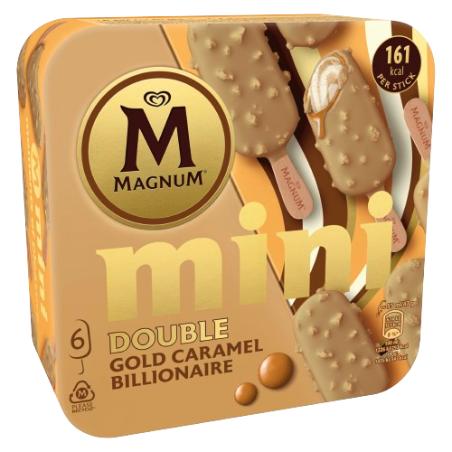 HELADO FRIGO MAGNUM MINI GOLD CARAMEL P/6 UD
