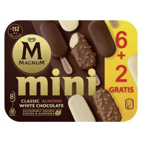 HELADO FRIGO MAGNUM MINI SURTIDO P/6+2 UD