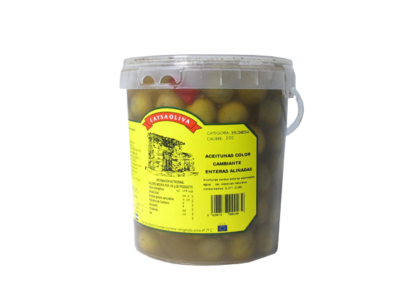 ACEITUNAS ALIÑADAS C/CAMBIANTE HURDES G/4 KG