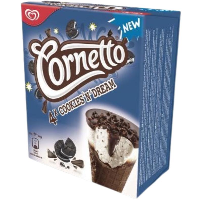 HELADO FRIGO CORNETTO COOKIES´N´DREAM PACK/4UD