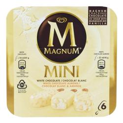HELADO FRIGO MAGNUM MINI BLANCO/ALMOND P/6 UD