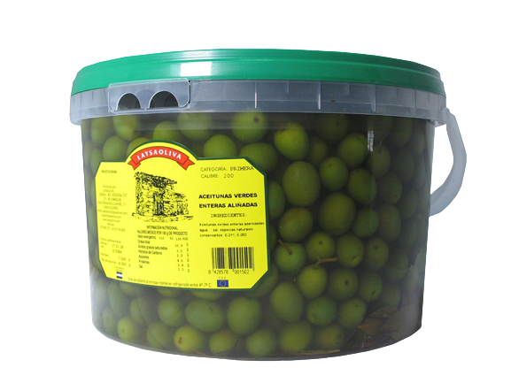 ACEITUNAS ALIÑADAS VERDE HURDES GF/4 KG