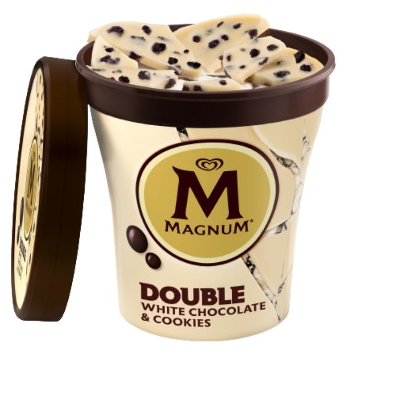 HELADO FRIGO TARRINA MAGNUM BLANCO-COOKIES 440ML