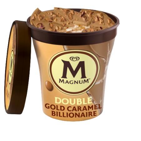 HELADO FRIGO TARRINA MAGNUM GOLD CAR BIL 440ML