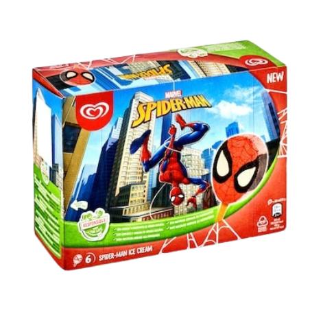 HELADO FRIGO SPIDERMAN EST/6 UD