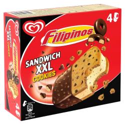HELADO FRIGO SANDWICH FILIPINOS COOKIE P/4 X 130ML