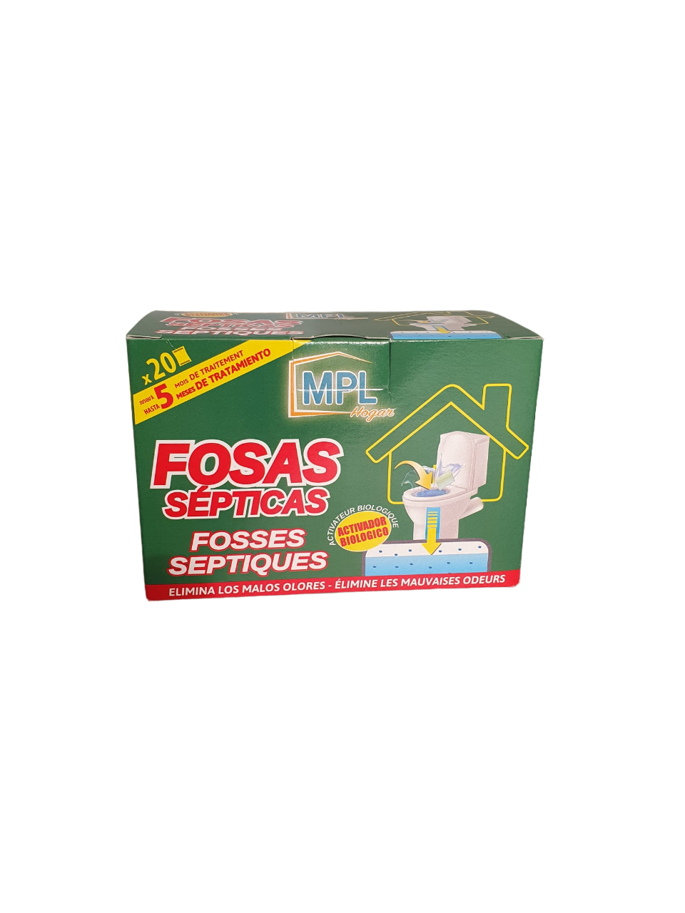 ACTIVADOR FOSAS SEPTICAS MPL C/20 SOBRES 20 GR