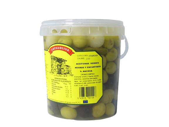 ACEITUNAS VARIANTE/POPURRI HURDES G/650 GR