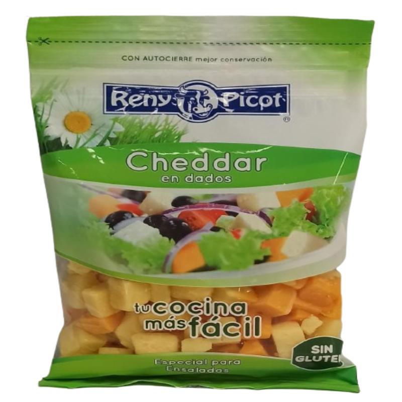 QUESO CHEDDAR DADOS R/PICOT BOLSA 150 GR