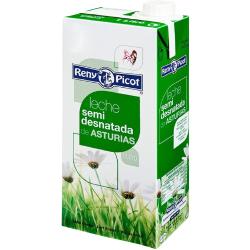 LECHE RENY/P.ASTURIAS SEMIDESNATADA BRICK 1 L