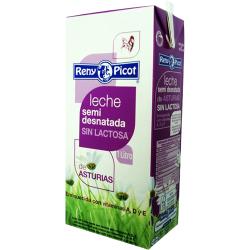 LECHE RENY/P.ASTURIA SIN LACTOSA SEMID.BRICK 1 L