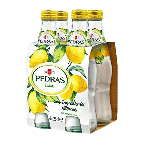 AGUA C/GAS PEDRAS LIMON CRISTAL 250 ML PACK-4U