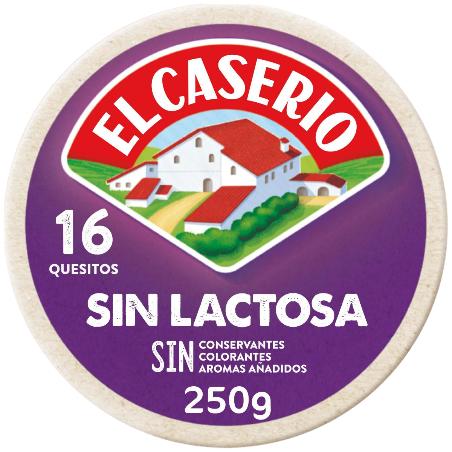 QUESO PORCIONES CASERIO SIN LACTOSA EST/16UD 250GR
