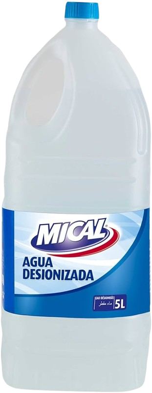 AGUA DESIONIZADA  MICAL GARRAFA 5 L