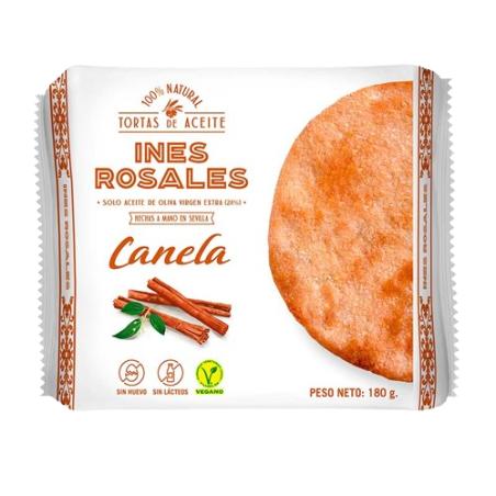 TORTAS ACEITE INES ROSALES C/CANELA 120 GR P/4 UD