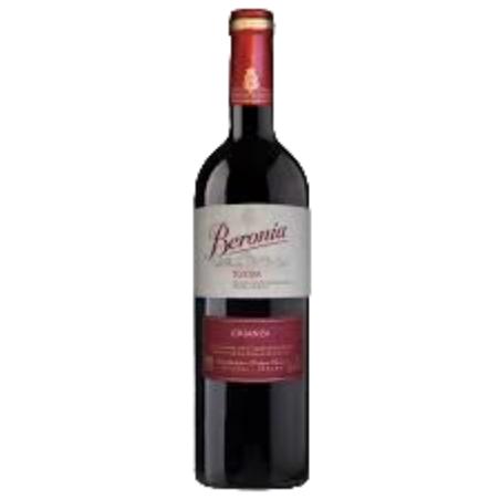 VINO BERONIA TINTO CRIANZA BOTELLA 75 CL.