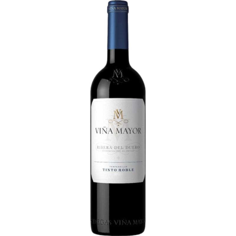 VINO VIÑA MAYOR TINTO ROBLE BOTELLA 75 CL