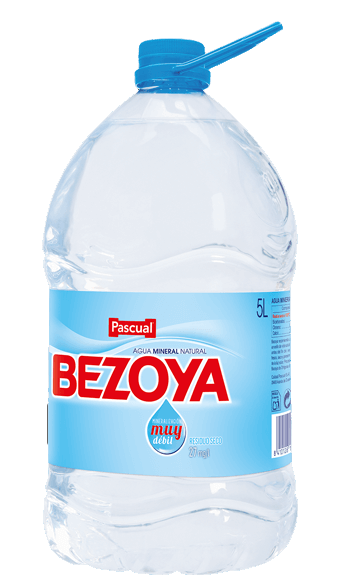 AGUA MINERAL BEZOYA  NATURAL GARRAFA DE 5.LITROS