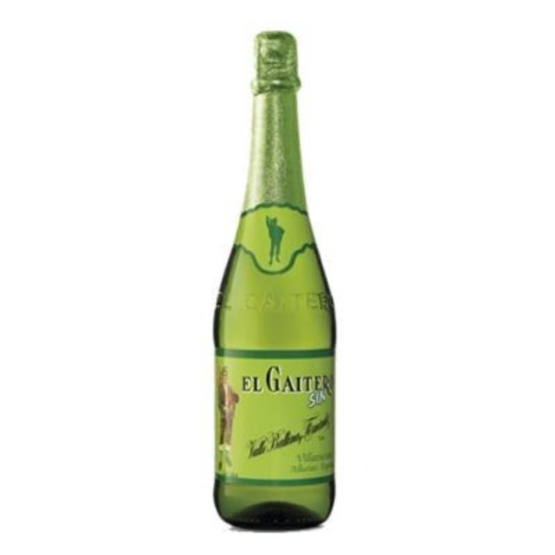 SIDRA EL GAITERO SIN ALCOHOL (VERDE) BOTELLA 75 CL