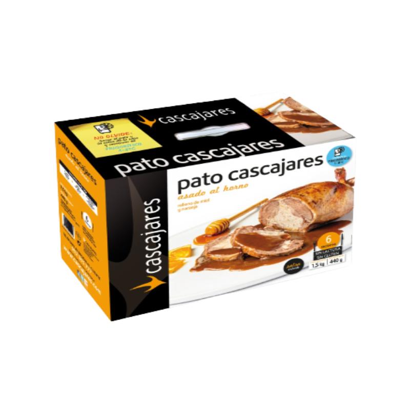 CAS.PATO ASADO RELLLENO MIEL/NARANJA.6.RACION.