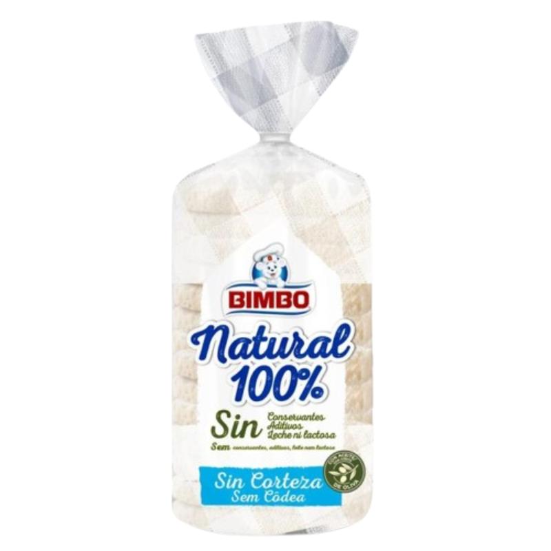 PAN BIMBO NATURAL 100% S/C 450 GR