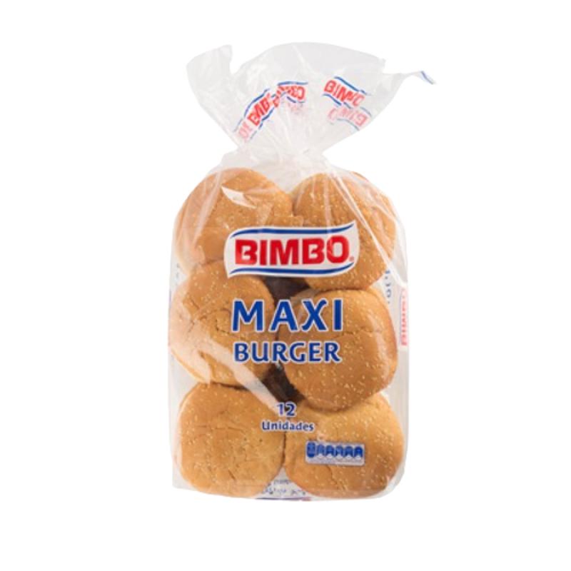 PAN BIMBO BURGUER MAXI 12 UDS