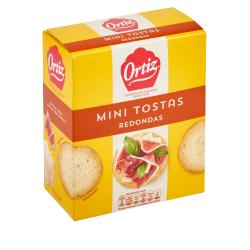 BISCOTTE TOSTAS MINI REDONDA ORTIZ 100 GR