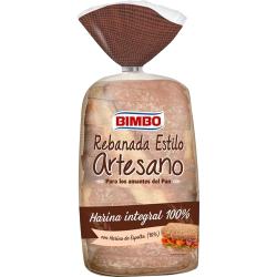 PAN BIMBO ARTESANO INTEGRAL100% 500 GR