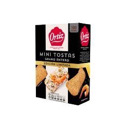 BISCOTTE TOSTAS MINI RECTANG.INTEGR ORTIZ P/100 GR