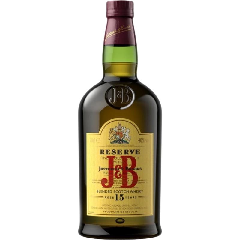 WHISKY J&B RESERVA 15 AÑOS B/70 CL