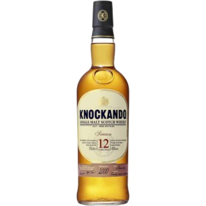 WHISKY KNOCKANDO 12 AÑOS RESERVA 43º BOTELLA 70 CL