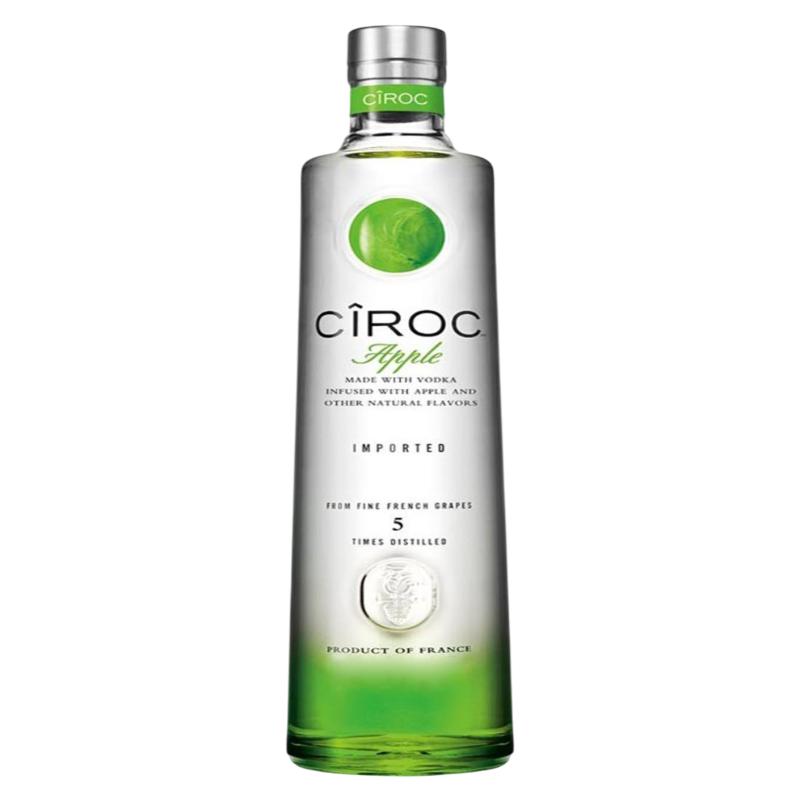 VODKA CIROC VERDE APPLE 37.5% B/70.CL
