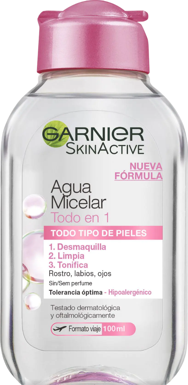 AGUA MICELAR GARNIER TODO EN 1 B/100 ML