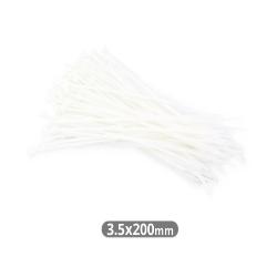 BRIDAS NYLON 200X3.6MM NATURAL BOLSA 100 UD.