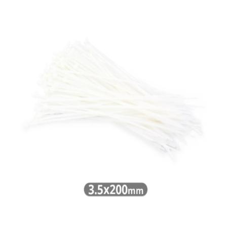 BRIDAS NYLON 200X3.6MM NATURAL BOLSA 100 UD.