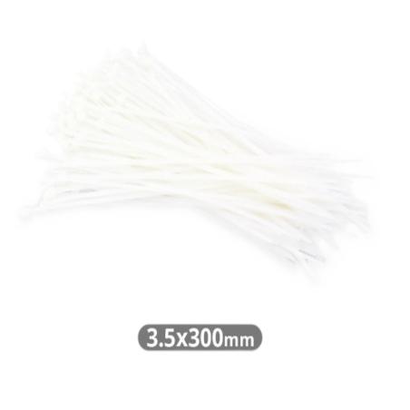 BRIDAS NYLON 300X3.6MM NATURAL BOLSA 100 UD.