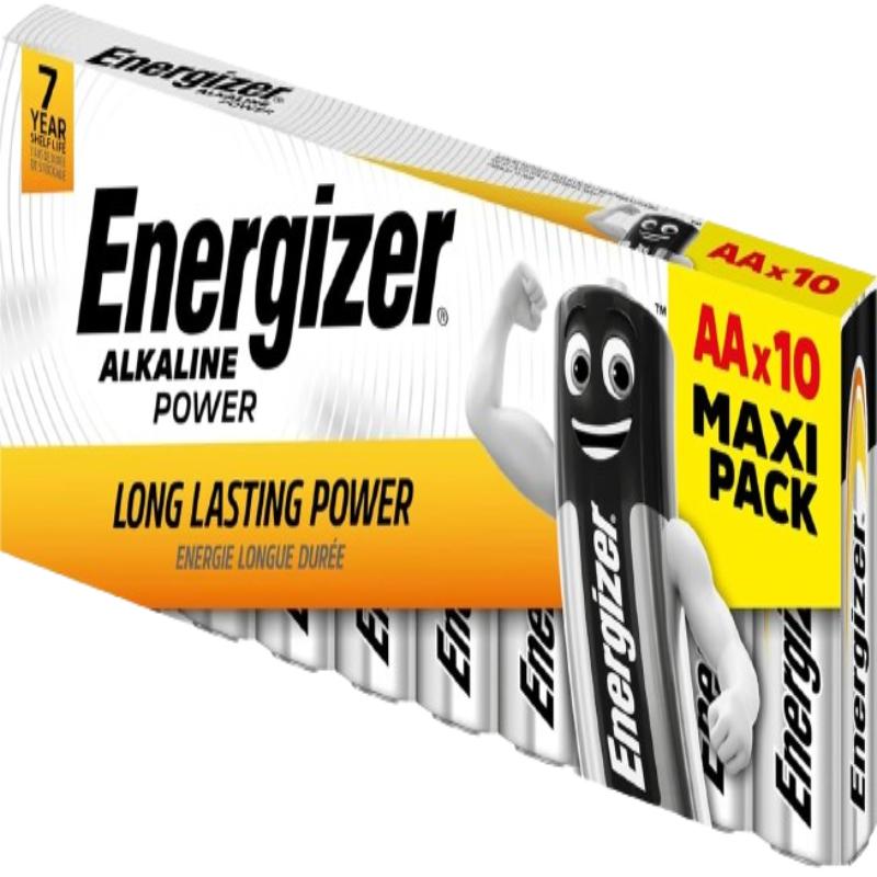 PILAS ENERGIZER ALKALINE LR6 (AA)  B/6+4 UNIDADES