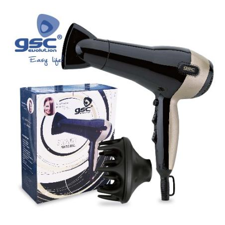 SECADOR PELO PROFESIONAL 2200W "GSC" TOURMALINE
