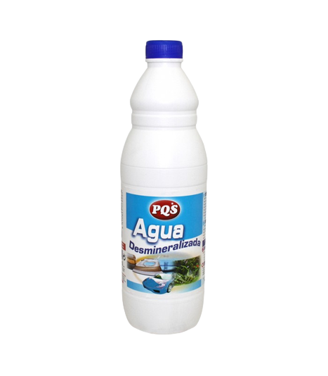 AGUA DESMINERALIZADA PQS BOTELLA 1  L
