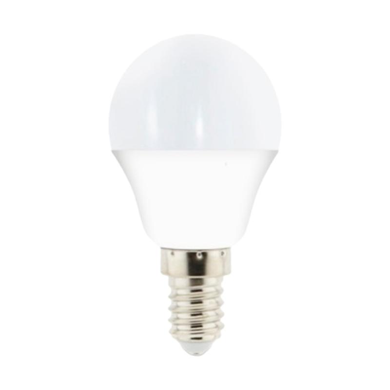 LAMPARA LED EXTRASTA ESFERIC LUZ FRIA E14  6W 45W