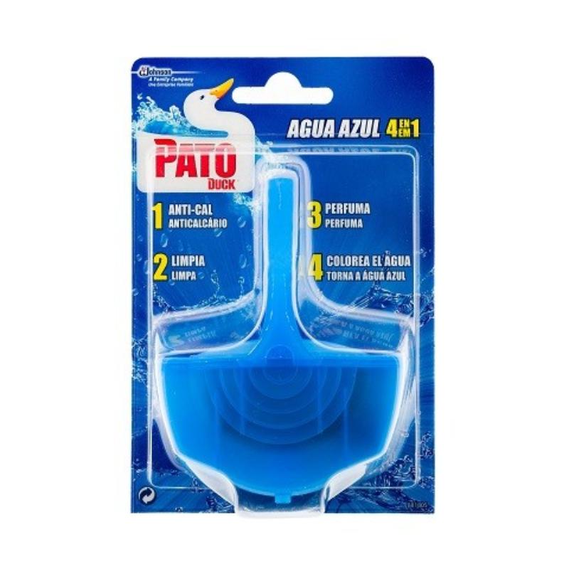 LIMPIADOR WC PATO BLOC AGUA AZUL COLGADO 4EN1 40GR