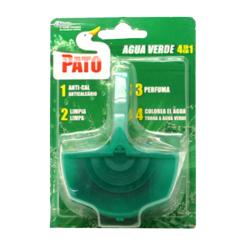 LIMPIADOR WC PATO BLOC AGUA VERDE COLGADO4EN1 40GR