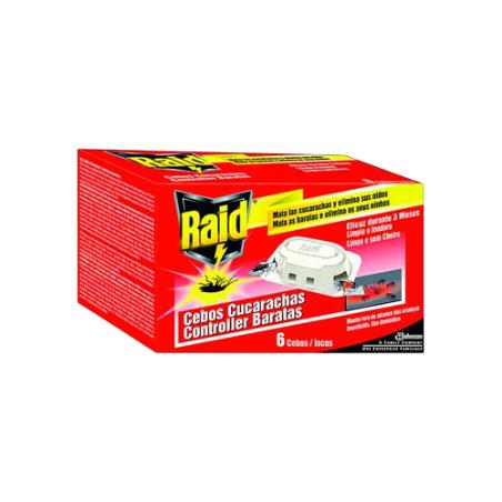 CUCARACHICIDA RAID CEBO CUCARACHAS CAJA 6UD.