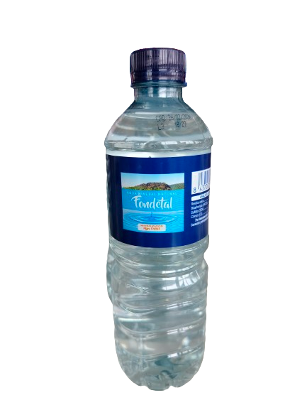 AGUA MINERAL FONDETAL 4.DISEÑOS/COLOR B/330.ML.