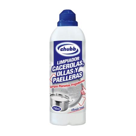 LIMPIADOR CACEROLAS-OLLAS-PAELLAS CHUBB B/750 ML